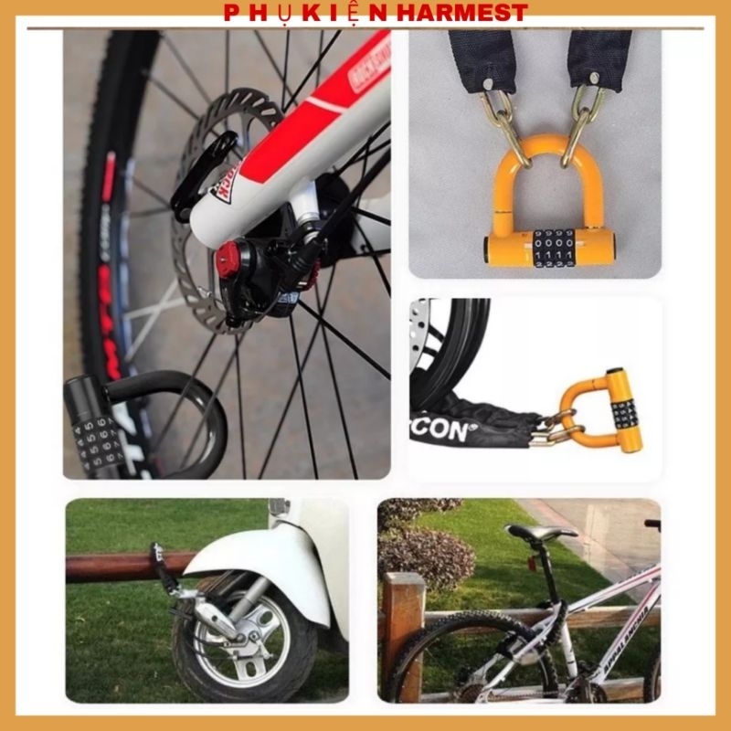 Ổ khóa số chữ U Hàng chính hãng