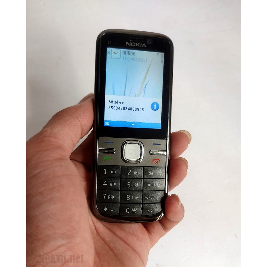 Điện thoại Nokia C5-00 vỏ nhôm chính hãng hỗ trợ nghe gọi sóng khoẻ