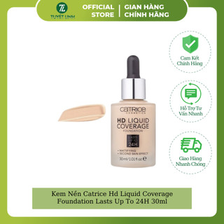 Kem Nền Catrice Hd Liquid Coverage Foundation Lasts Up To 24H 30ml