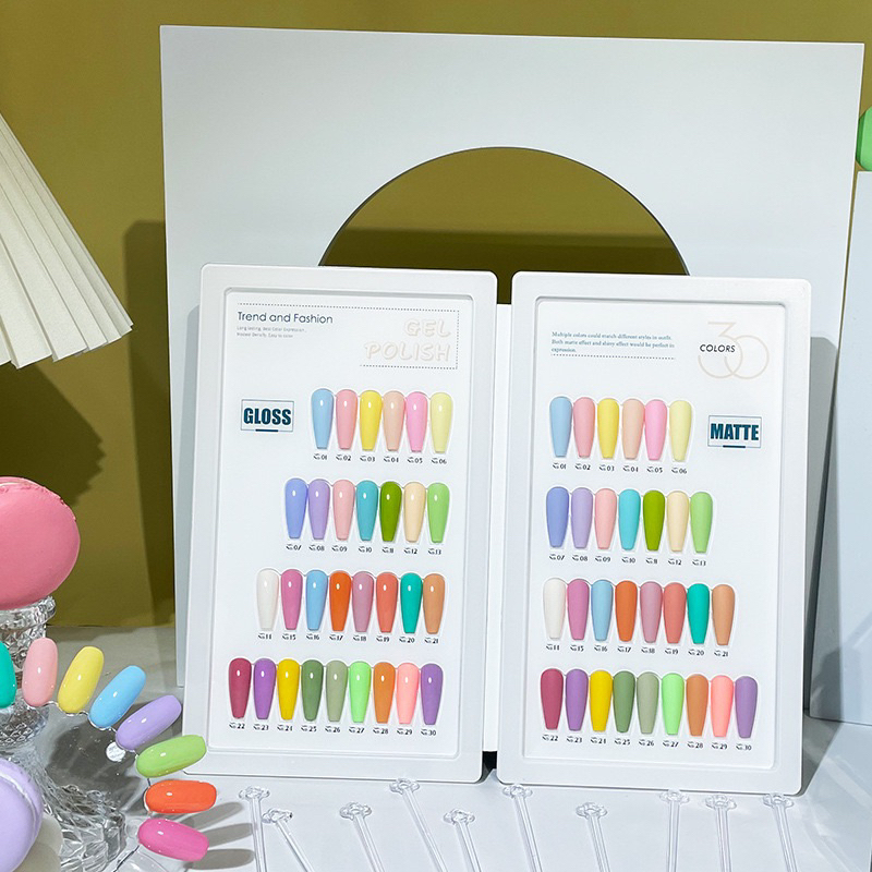 Sơn gel AS chai vuông cao cấp mã MCL từ 1 đến 16