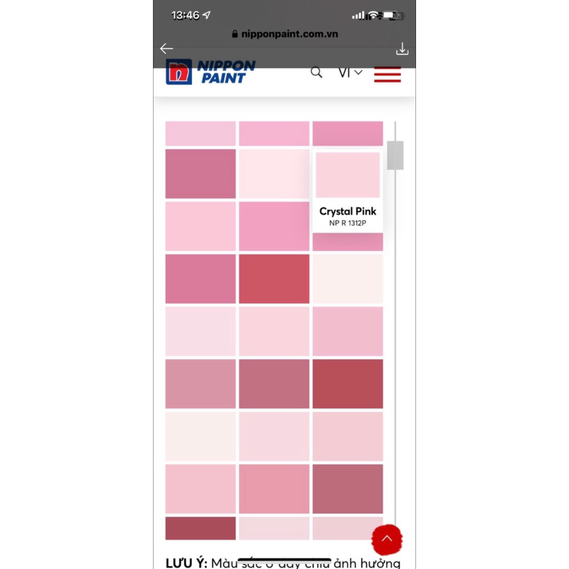 Nippon Matex màu tong cực xin 10 lit mã 1312