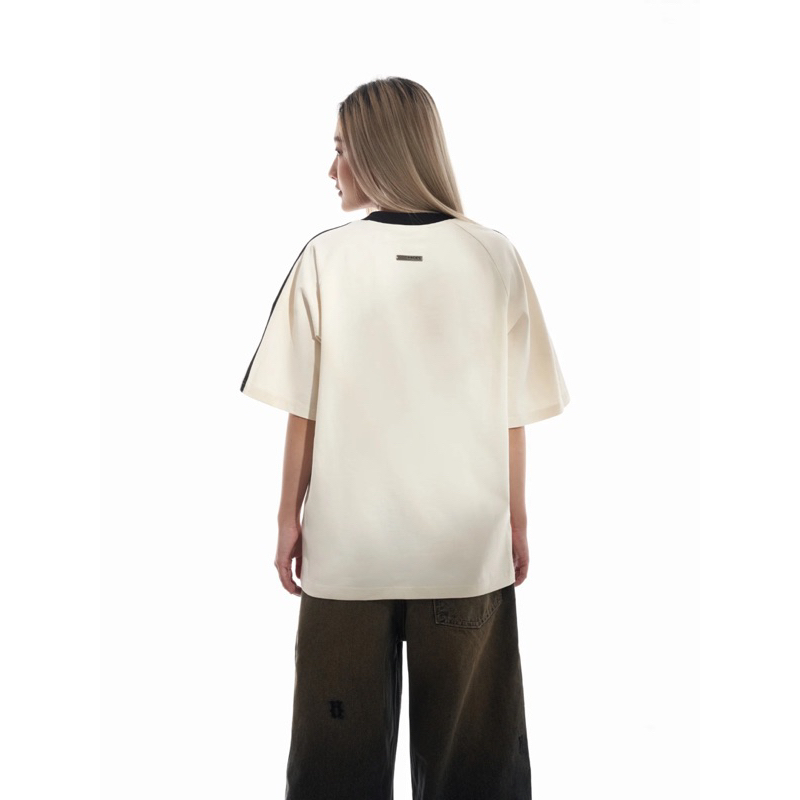 ÁO THUN NAM NỮ THÊU CHỮ KHOÁ MÔI EM Ở KHOÉ MÔI ANH 100% COTTON 250GSM