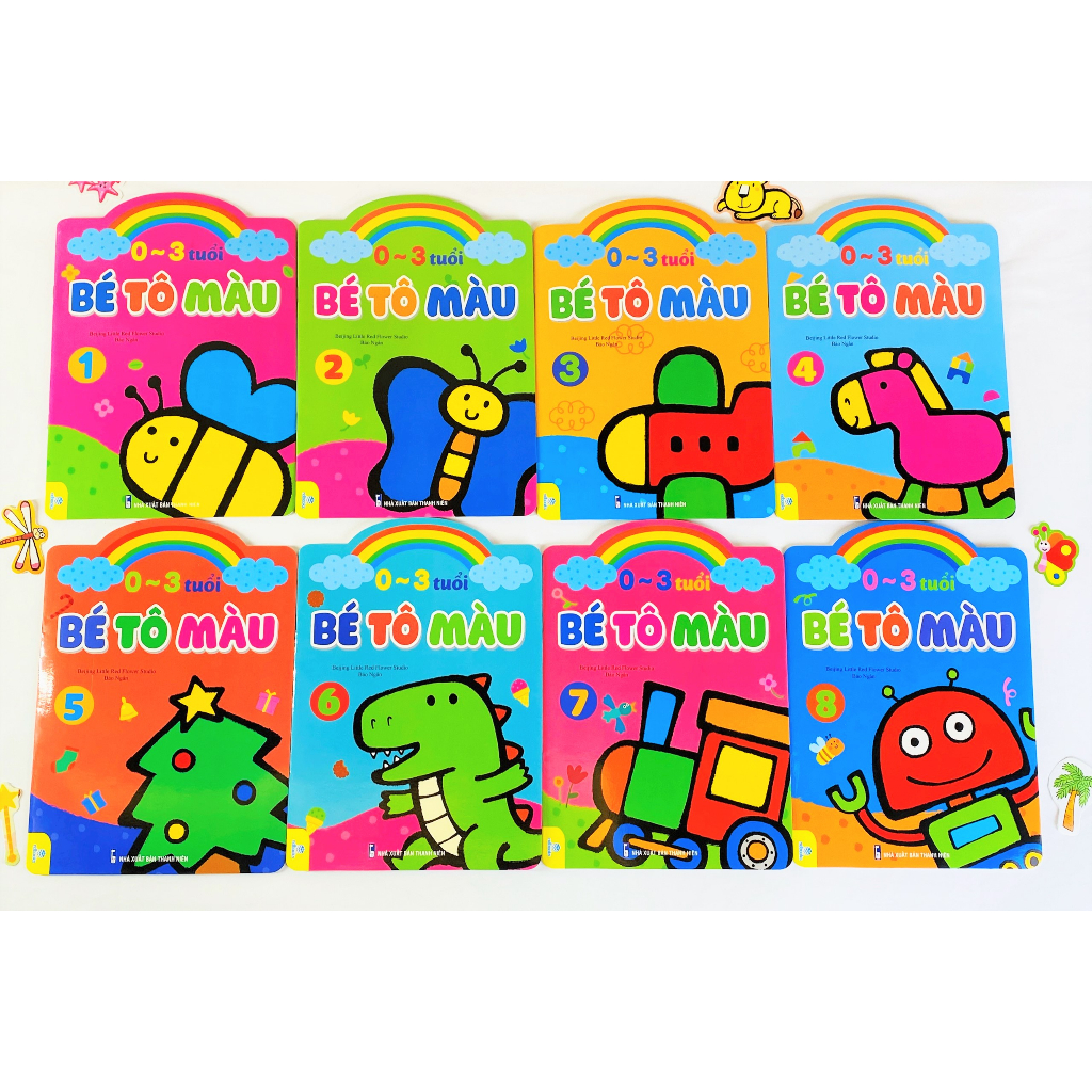 Sách - Combo 8 cuốn: Bé Tô Màu  - ndbooks