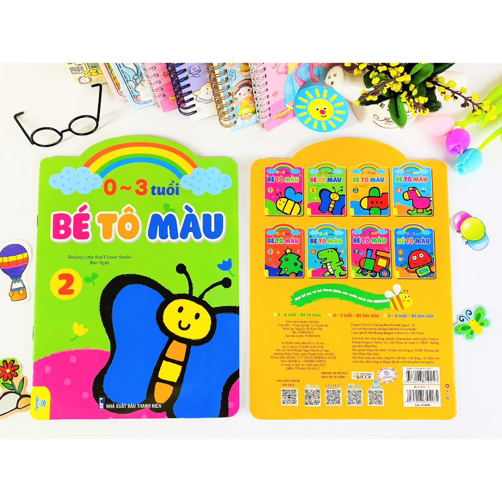 Sách - Combo 8 cuốn: Bé Tô Màu  - ndbooks