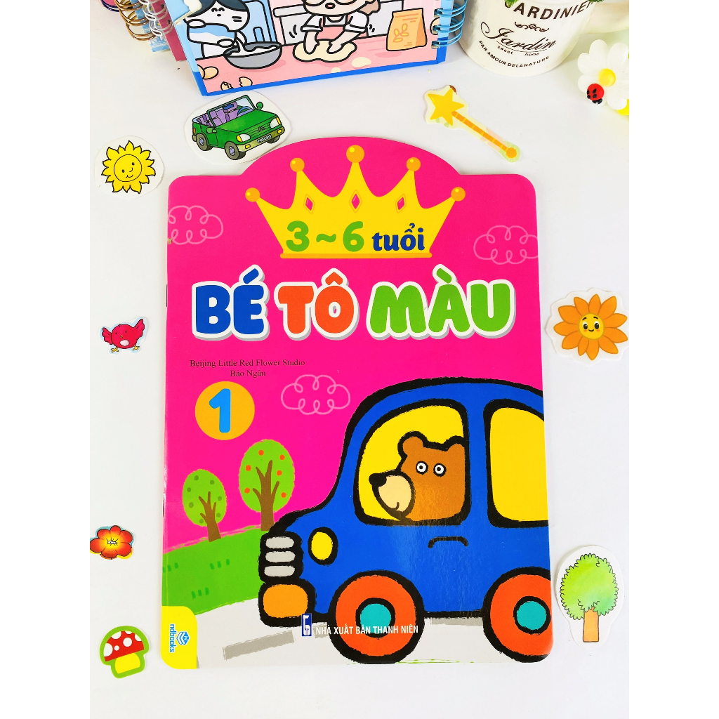 Sách - Combo 8 cuốn Bé Tô Màu (3-6 tuổi) - ndbooks