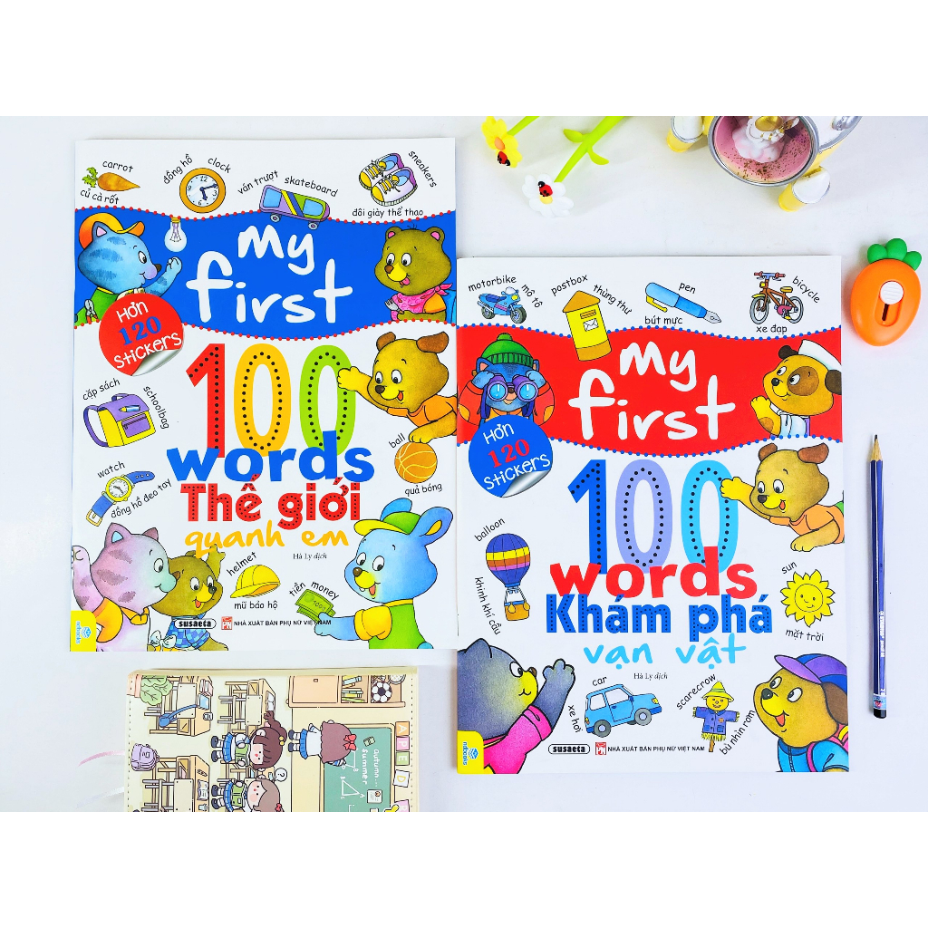 Sách - Combo 2 Cuốn : My First 100 Words  - ndbooks