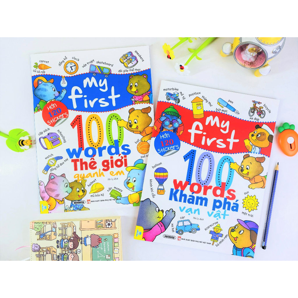 Sách - Combo 2 Cuốn : My First 100 Words  - ndbooks