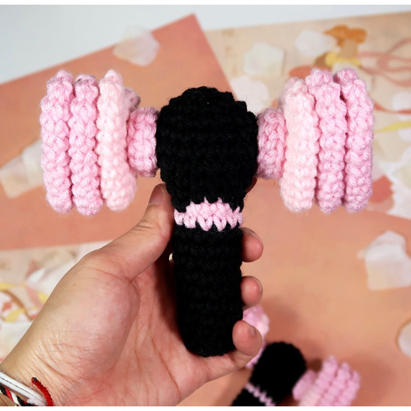 LIGHTSTICK BLACKPINK-BLACKPINK CROCHET-BACKPINK ĐAN LEN-LIGHTSTICK BẰNG LEN