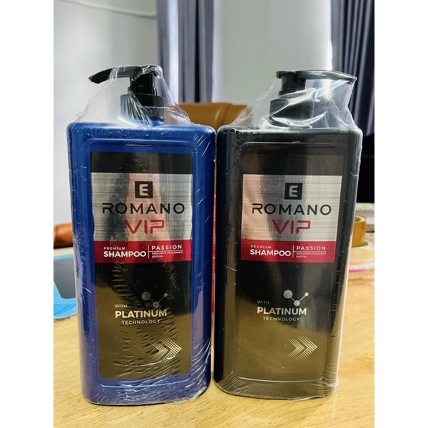 [Mẫu Mới] Dầu Gội Đầu Nam ROMANO Vip 1200ML Cao Cấp , Hương Nước Hoa Nam Tính Lịch Lãm , Sạch Sâu , Làm Mát Da Đầu