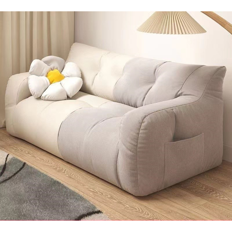 Ghế Sofa mềm bông vải kết thúc hạt điền thoải mái và nhẹ phòng khách phòng ngủ phù hợp