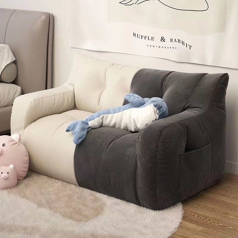 Ghế Sofa mềm bông vải kết thúc hạt điền thoải mái và nhẹ phòng khách phòng ngủ phù hợp