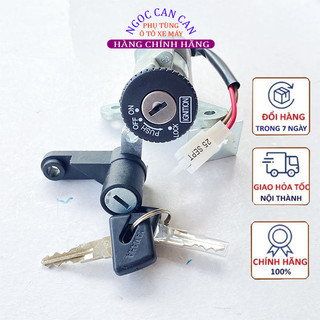 Ổ khóa 2 cạnh xe máy sirius khóa chất lượng cao