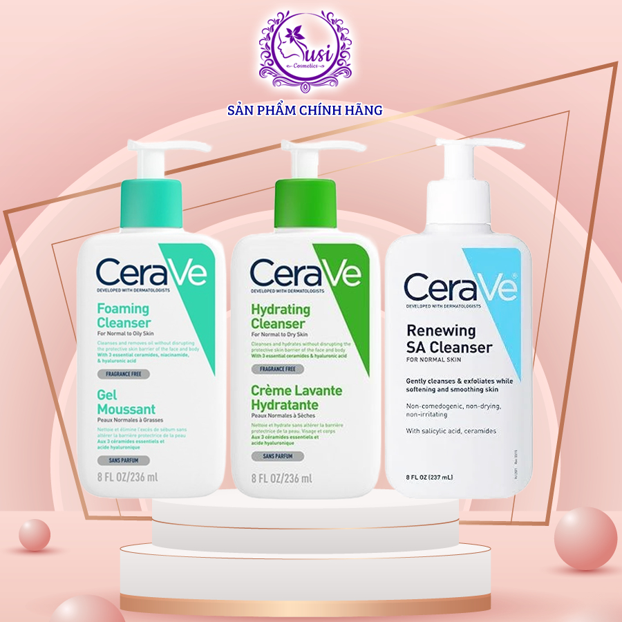 Sữa rửa mặt Cerave Cleanser For Normal To Dry Skin/Oily Skin