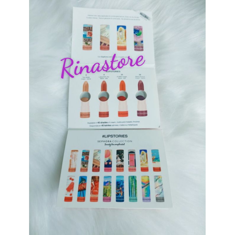 Sample mẫu thử son lipstories Sephora collection