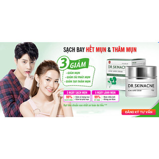 Kem mụn dr skinacne, kem làm giảm mụn 15g