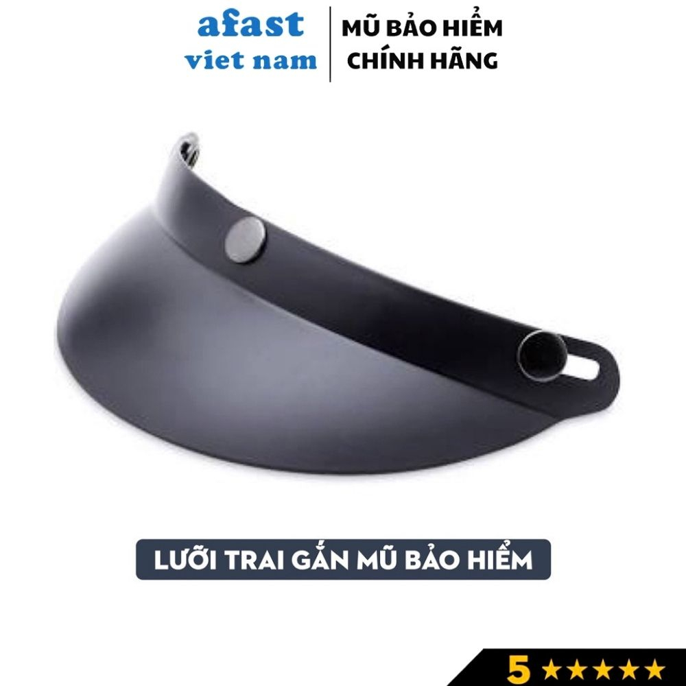 Lưỡi trai gắn mũ bảo hiểm HT helmet chắn nắng, nón bảo hiểm phượt thời trang, chắn gió, cải thiện tầm nhìn