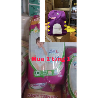 Tã quần bobby mega jumbo gạo non xxl76 + 8 miếng