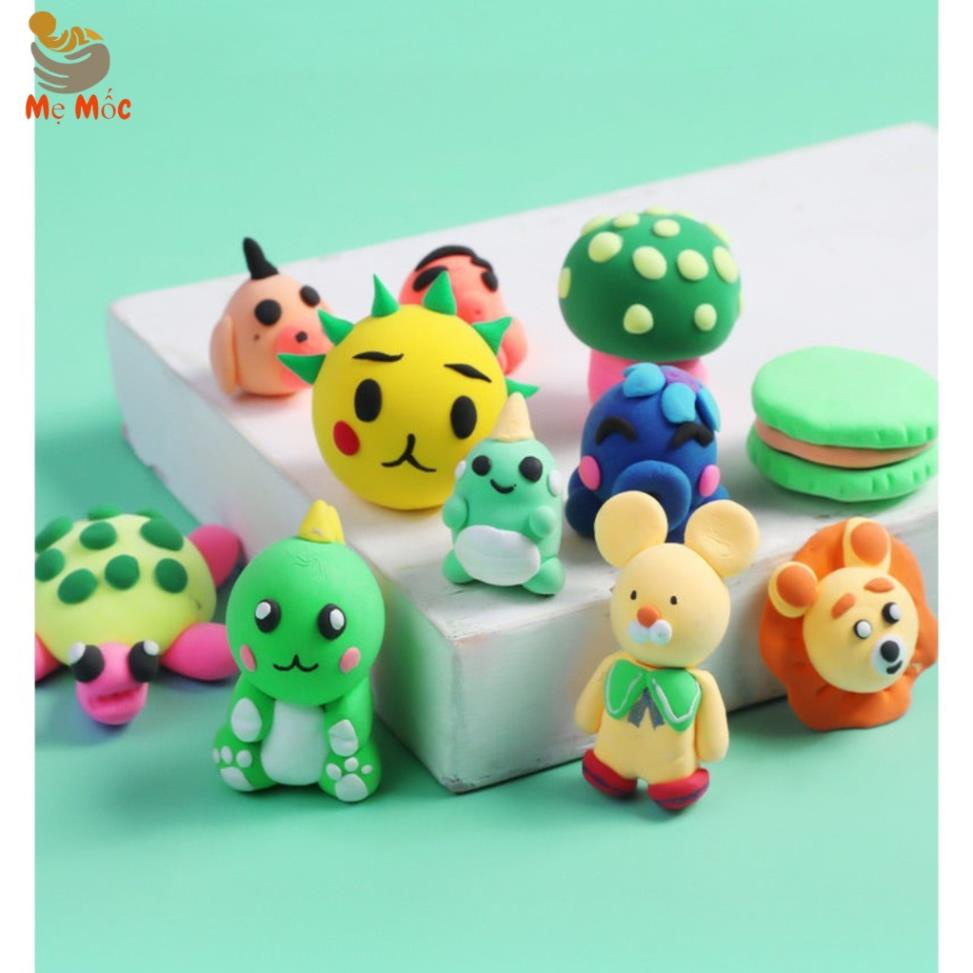 Hũ Đồ Chơi Đất Sét Nặn Hình Tự Khô DIY Màu Sắc Tươi Sáng Cho Bé Từ 3 Tuổi