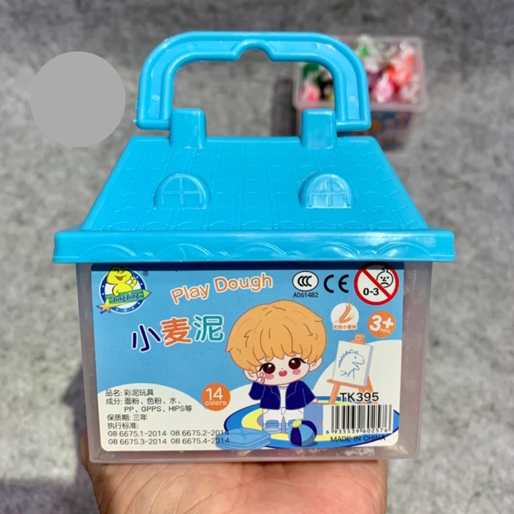 Hũ Đồ Chơi Đất Sét Nặn Hình Tự Khô DIY Màu Sắc Tươi Sáng Cho Bé Từ 3 Tuổi