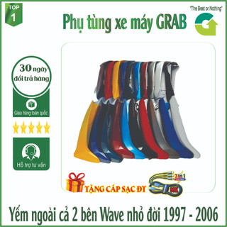 Yếm ngoài cả 2 bên xe wave zx, wave 110, wave alpha từ đời 2002 đến đời 2006