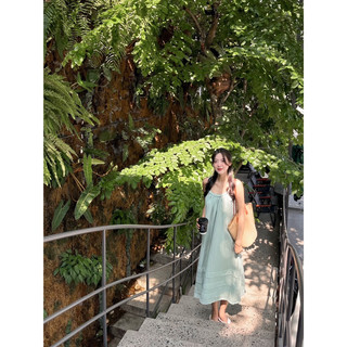 [RÁCH STORE] Đầm Maxi - đan thắt - xếp li dài