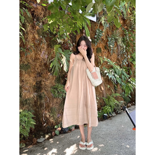 [RÁCH STORE] Đầm Maxi - đan thắt - xếp li dài