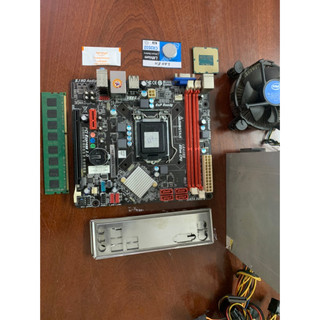 COMBO MAIN H61 BIOSTAR + CPU + RAM + FAN