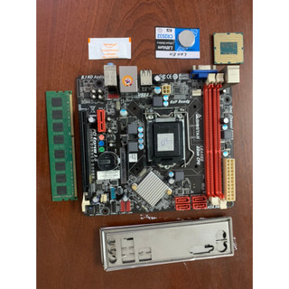 COMBO MAIN H61 BIOSTAR + CPU + RAM + FAN