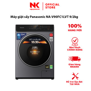 Máy giặt sấy panasonic na-v90fc1lvt 9/2kg