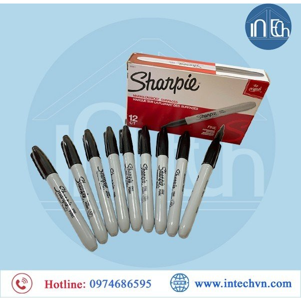 Bút Lông Dầu Sharpie Fine Point 1.0mm (Bút vẽ trên mọi chất liệu)