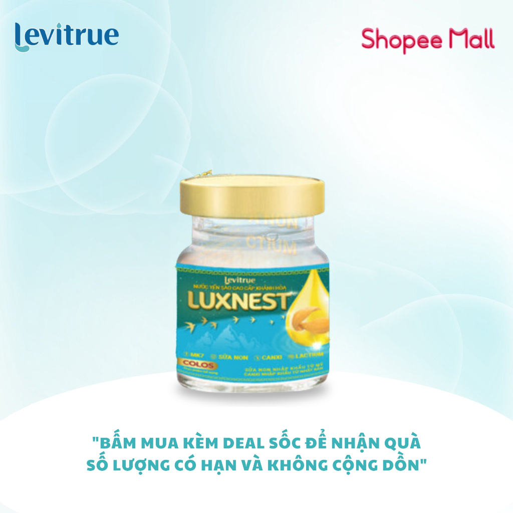 [ Quà Tặng ] 01 Lọ Yến Sào Luxnest - Levitrue