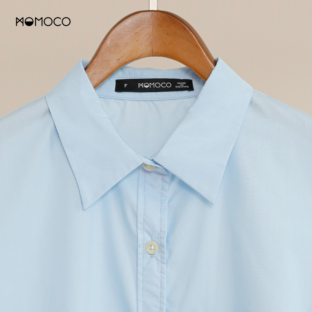 Áo Sơ Mi Dài Tay Loose Shirt MOMOCO Chất Liệu Đứng Phom Ít Nhăn Thanh Lịch Phù Hợp Mọi Hoàn Cảnh M3144