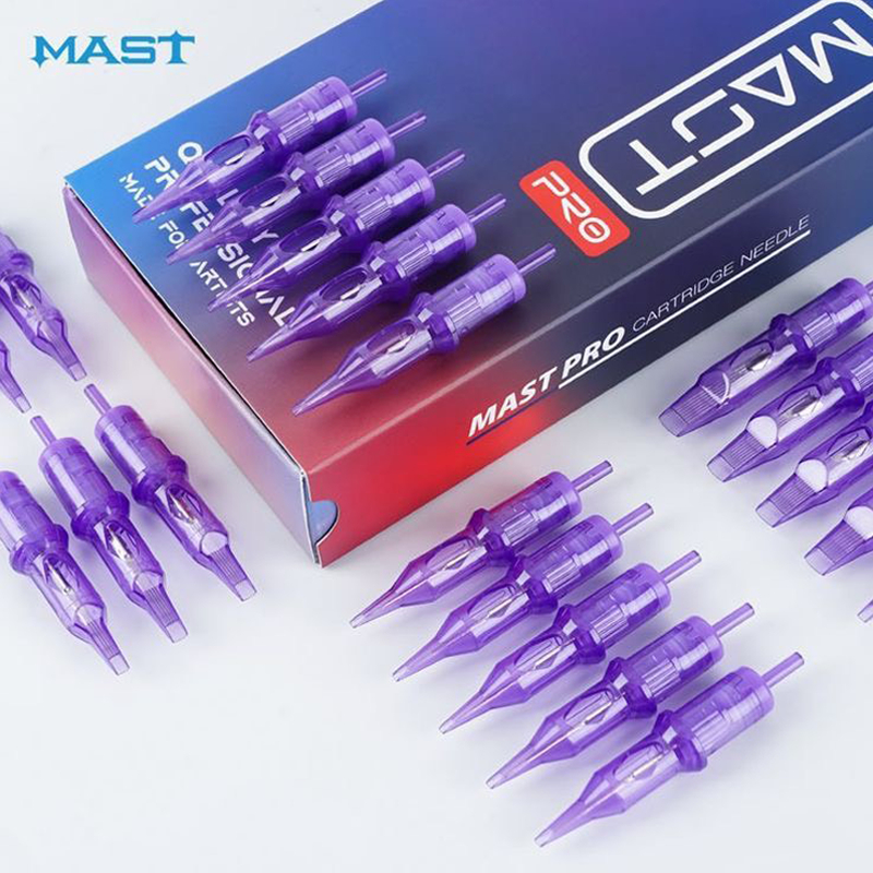 Kim phun xăm Mast Pro tím dùng cho máy pen chính hãng 1 hộp 10 cây