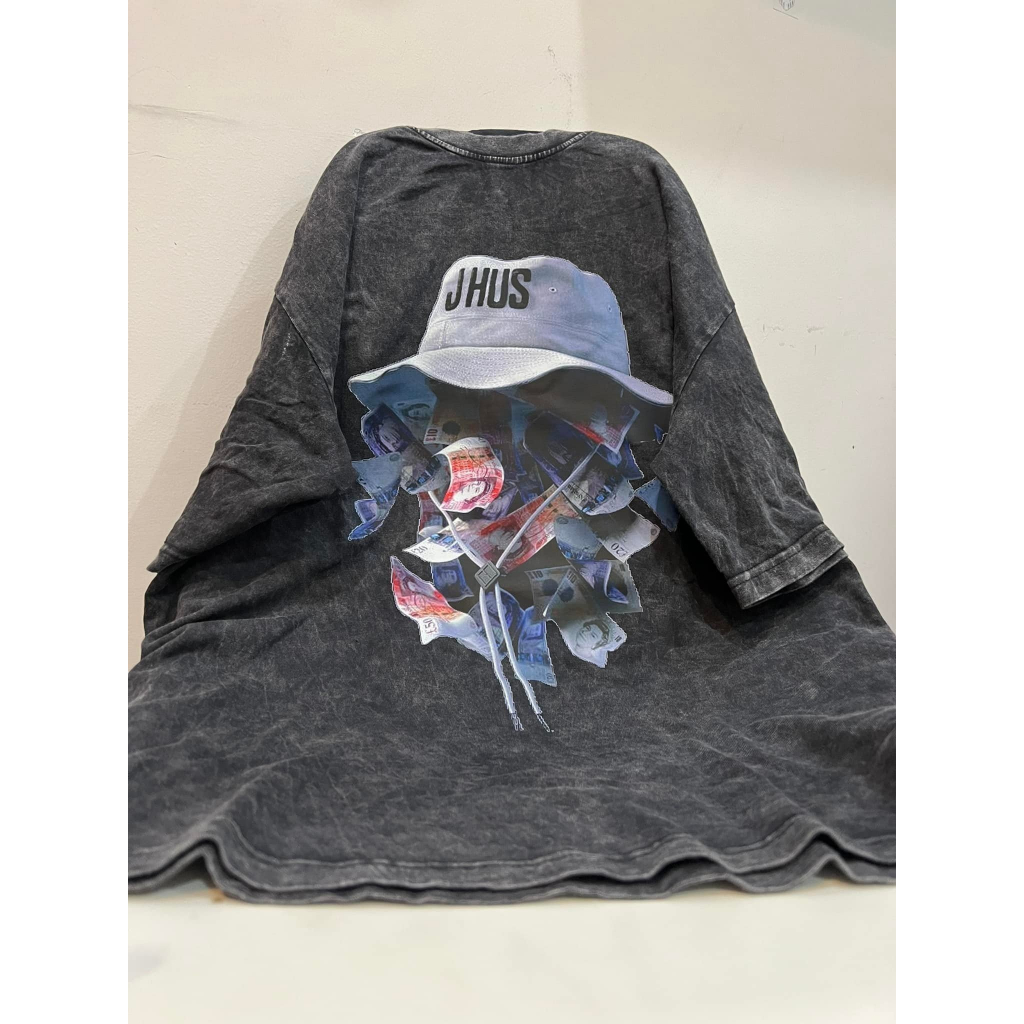 ÁO THUN ĐEN WASH COMMON SENSE 100% COTTON CO GIÃN 2 CHIỀU