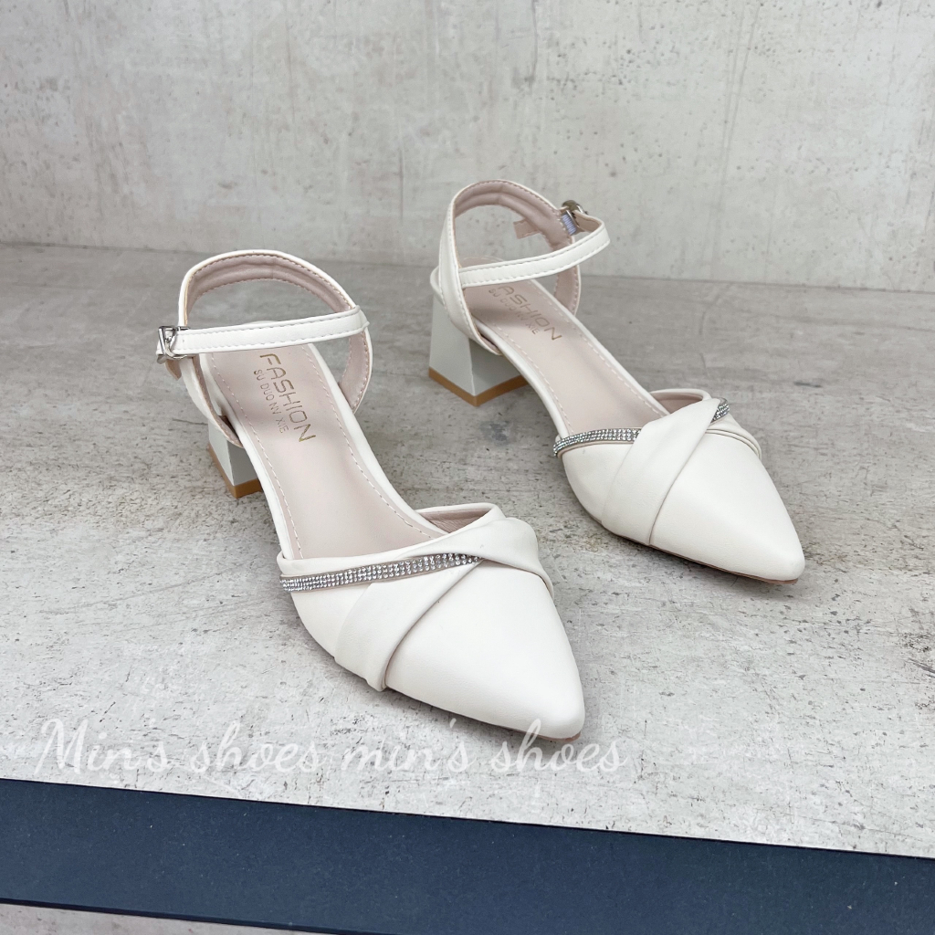 Min's Shoes - Giày Sandal Mũi Nhọn Dáng 5p Da Mềm Cao Cấp S527