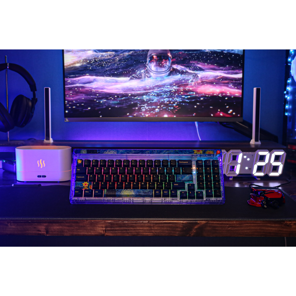 Bàn phím cơ không dây Gasket Newmen GM780 Starry Sky, Layout 78 phím, bảo hành 24 tháng - Hàng chính hãng