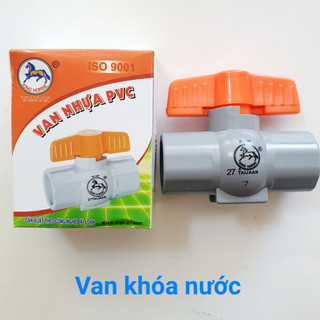 Van khóa nước nhựa PVC, vòi nước nhựa PVC