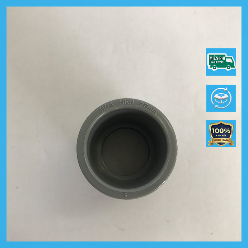 Nối ren trong 27 –  uPVC HOA SEN - loại dày