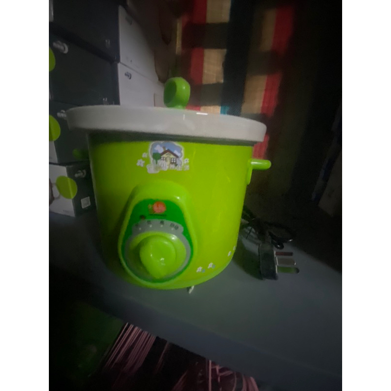 Nồi nấu chậm hầm , nấu cháo,kho cá ,ninh xương chậm màu xanh hàng nội địa trung