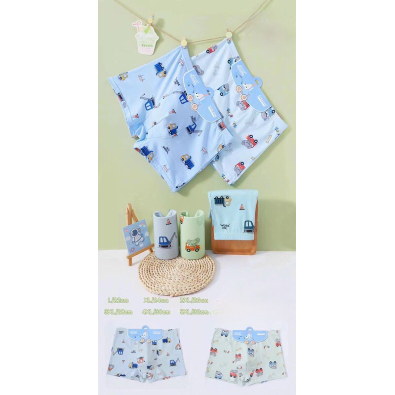 Quần sịp đùi cho bé trai , chất thun lạnh mịn mát Q24