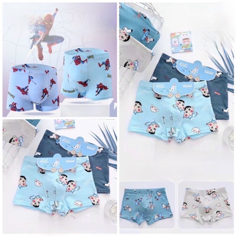 Quần sịp đùi cho bé trai , chất thun lạnh mịn mát Q24