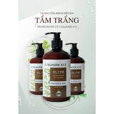 Sữa tắm thải độc trắng da collagen x12 500ml