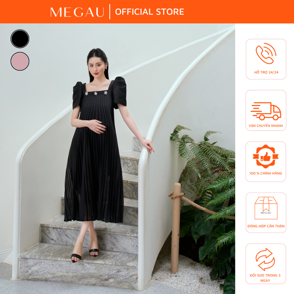 LAMOS - Váy bầu thiết kế cho mẹ bầu và sau sinh sang trọng thương hiệu MEGAU