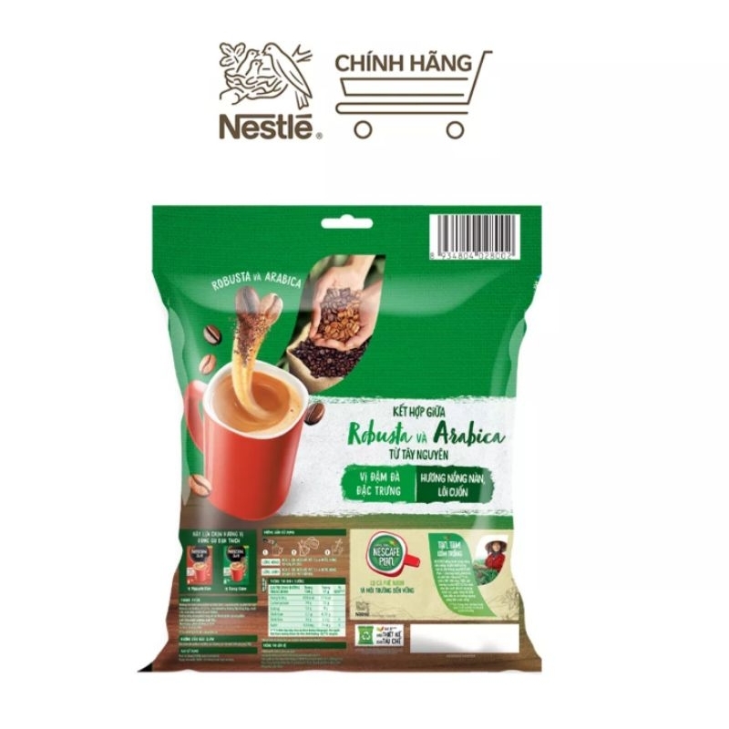 Cà phê hòa tan Nescafe 3 trong 1 Vị Rang Đậm - 46 gói