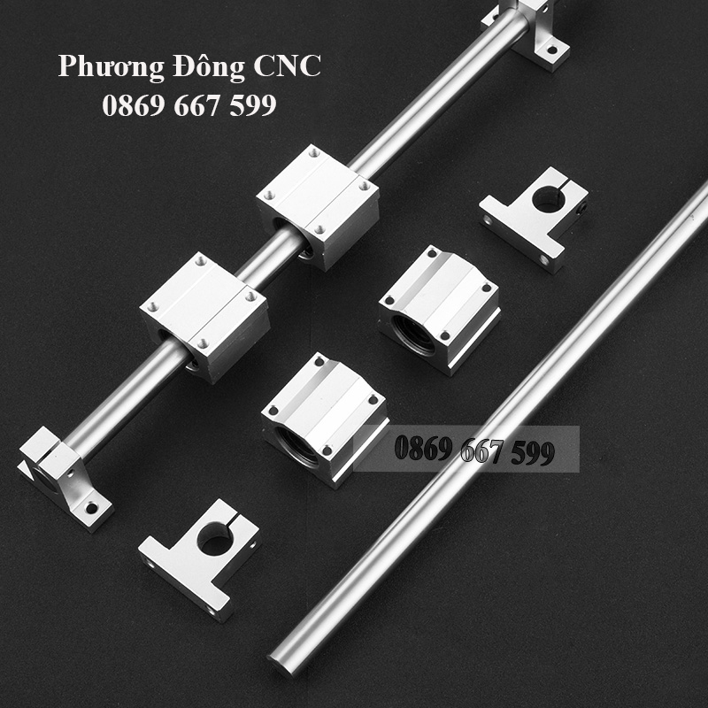 Thanh Trượt Tròn Ty Trượt SC16 20 25 Mạ Crom Giá Rẻ Chất Lượng Cao