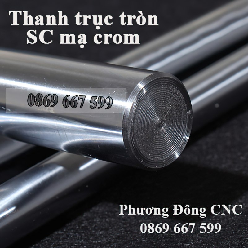 Thanh Trượt Tròn Ty Trượt SC16 20 25 Mạ Crom Giá Rẻ Chất Lượng Cao