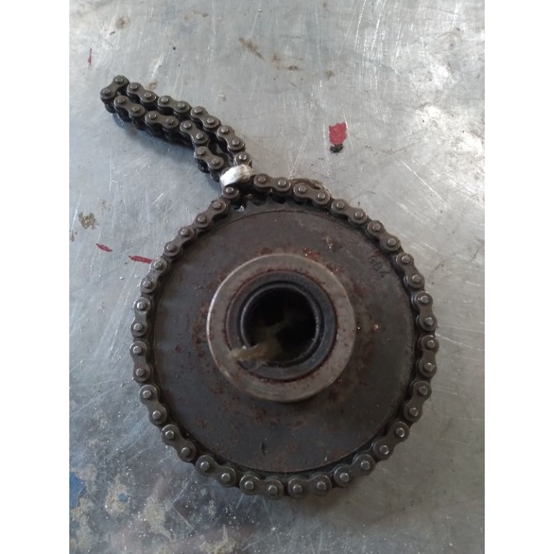 Bát nhông đề + xích đề xe máy dream -wave hàng tàu zin cũ  tháo giã xe