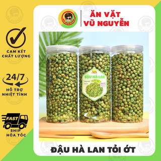 Đậu Hà Lan Tỏi Ớt 450g - Đậu Hoà Lan Tỏi Ớt - Ăn Vặt Vũ Nguyễn Vừa Ngon Vừa Rẻ - Ship Hỏa Tốc