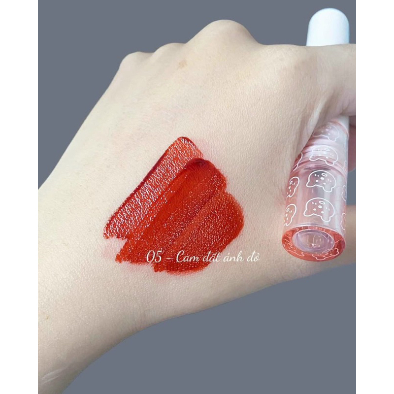 Son Gấu hồng Cappuvini siêu lì bền màu , màu N08 sang trọng tôn da