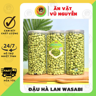 Đậu Hà Lan Vị Wasabi (Mù Tạt) 450g - Đậu Hoà Lan Wasabi - Ăn Vặt Vũ Nguyễn Vừa Ngon Vừa Rẻ - Ship Hỏa Tốc